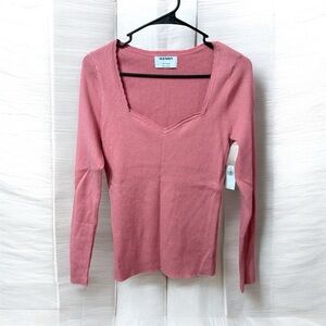 Old Navy Women's Rose Long Sleeve Top